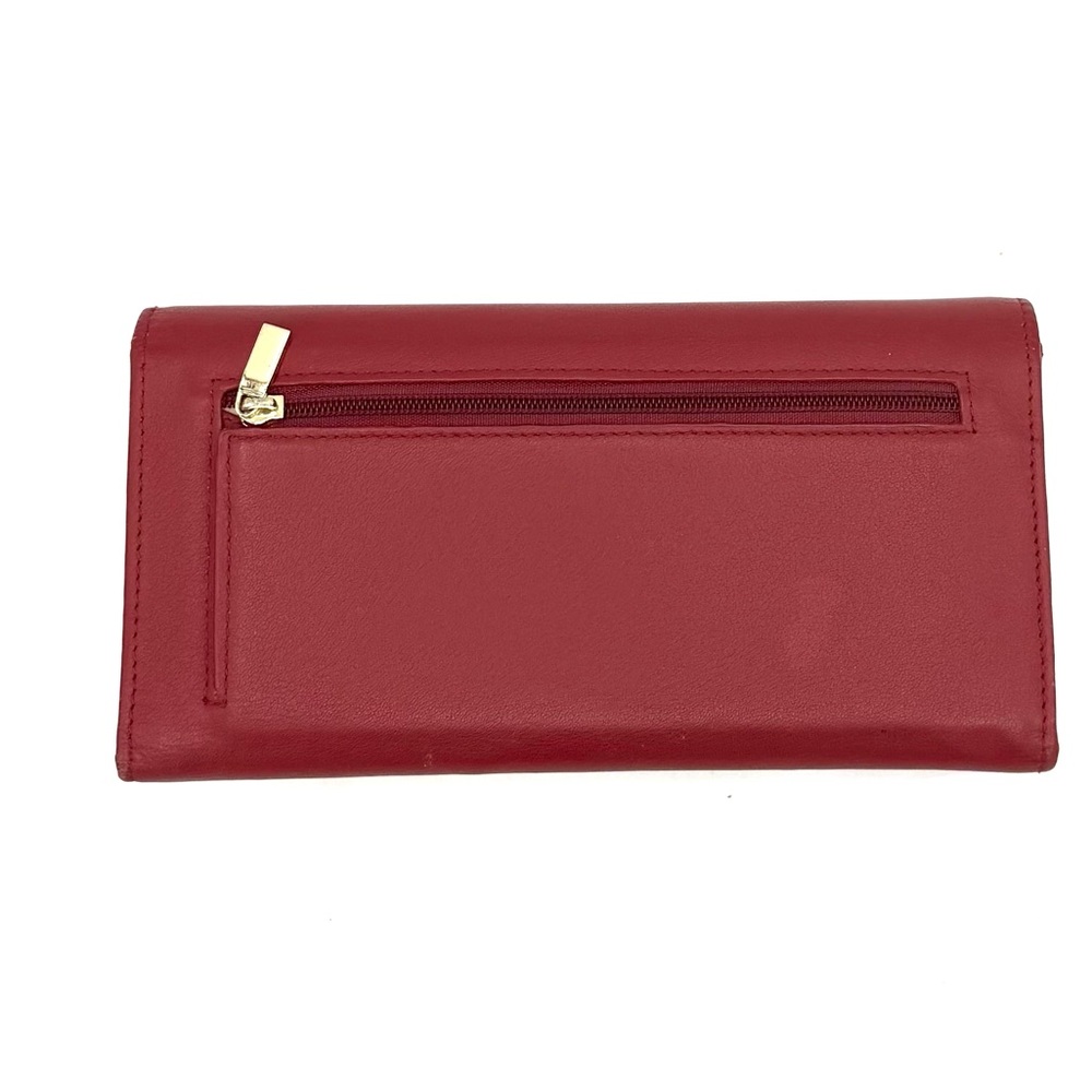 Red and Cream Women's Wallet - Picture 2 of 4